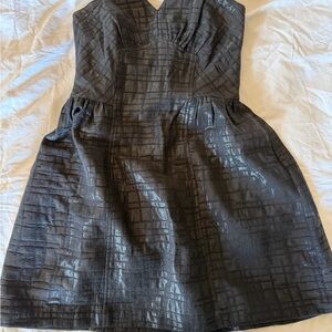 Elegant Black Strapless Dress